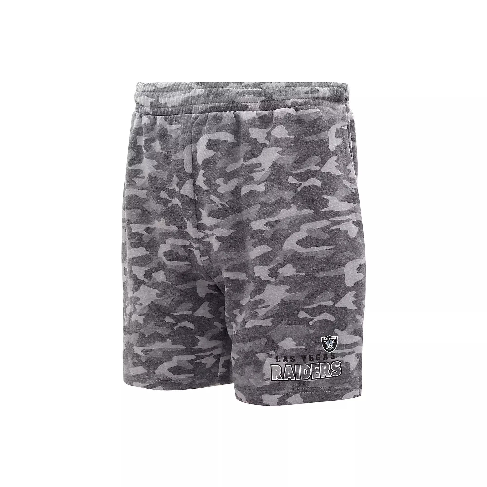 Men's Concepts Sport Charcoal Green Bay Packers Biscayne Camo Shorts,  Product Image