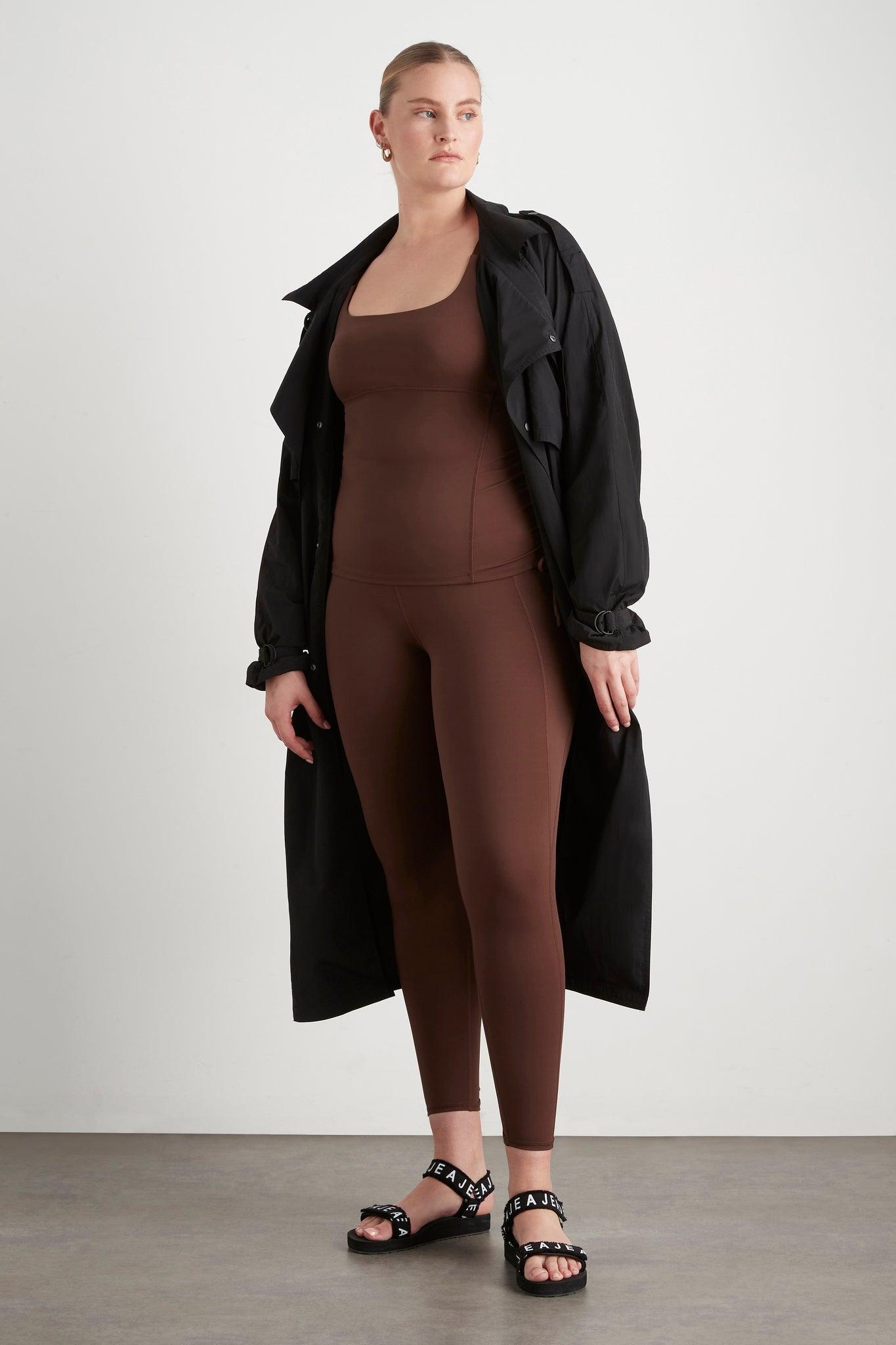 High Rise Drawstring Full Length Legging 225 Product Image