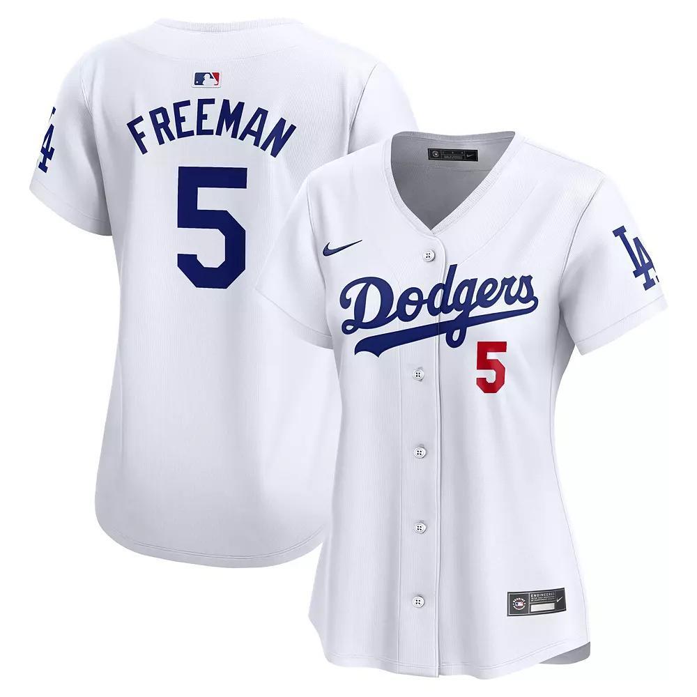 Women's Nike Freddie Freeman White Los Angeles Dodgers Home Limited Player Jersey, Size: Medium Product Image