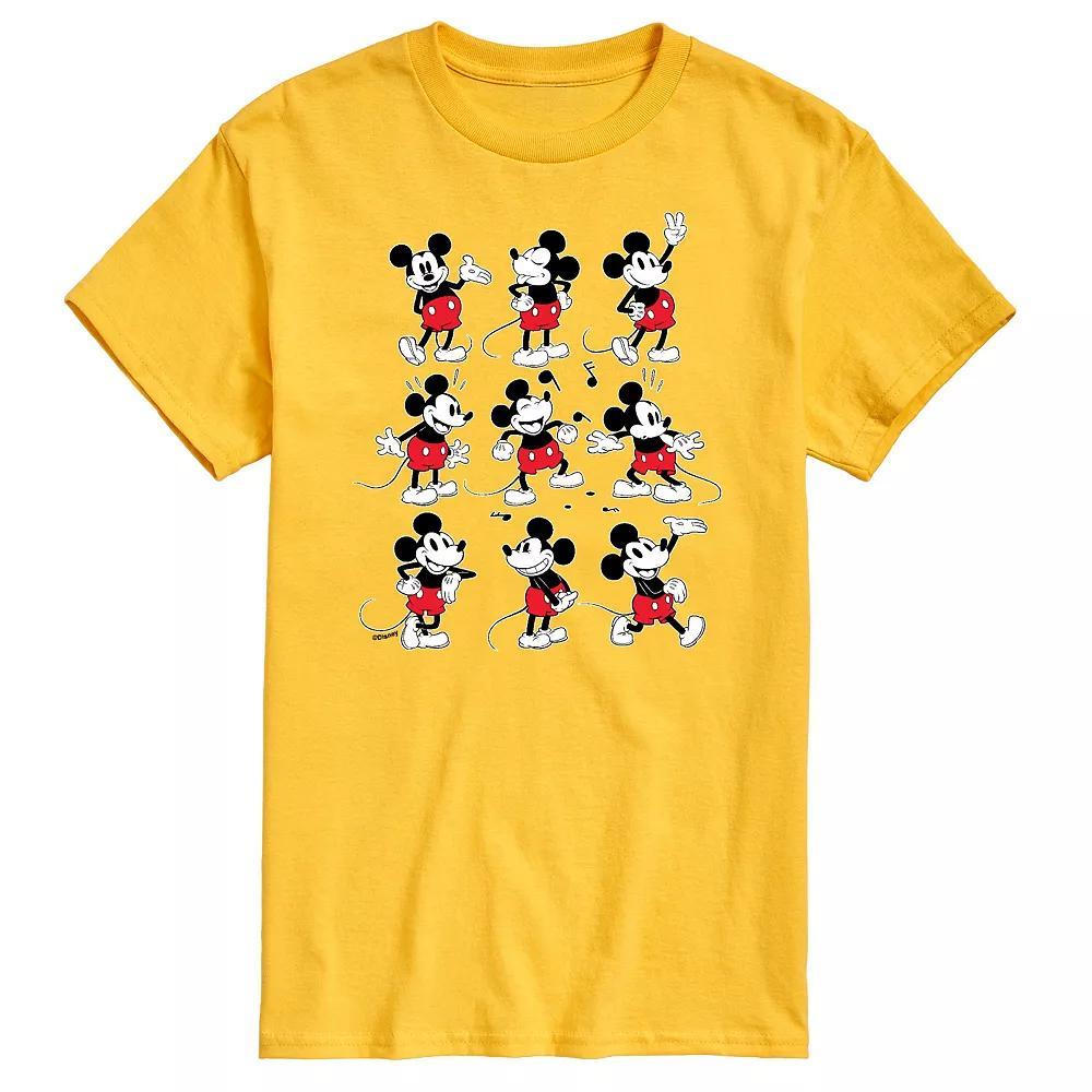 Disney's Mickey Mouse Men's Poses Grid Graphic Tee,  Product Image