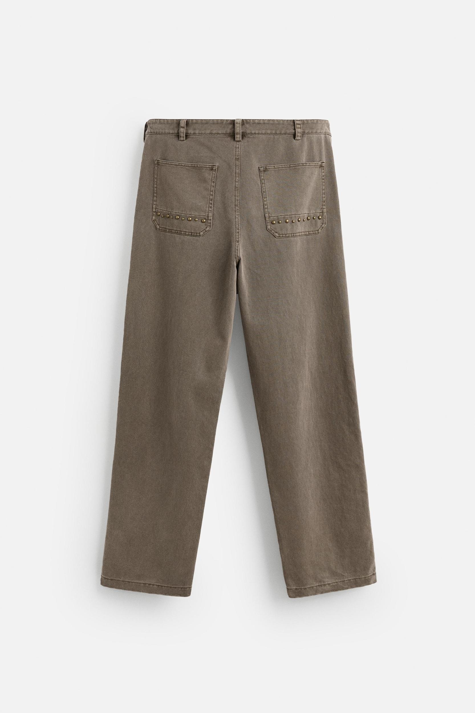 RELAXED FIT STUDDED PANTS Product Image