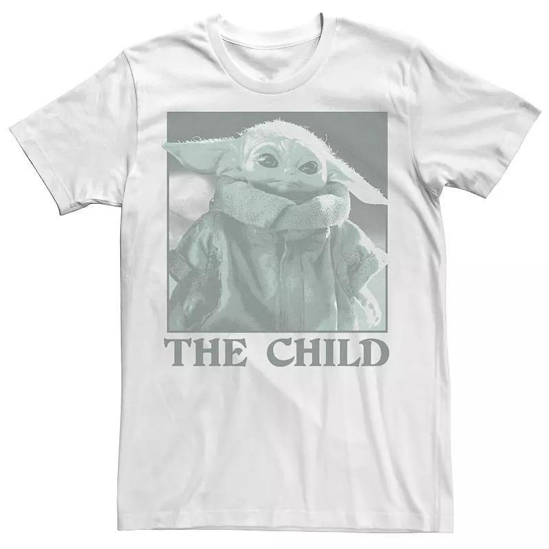 Men's Star Wars The Child Monochrome Tee, Size: Small, White Product Image