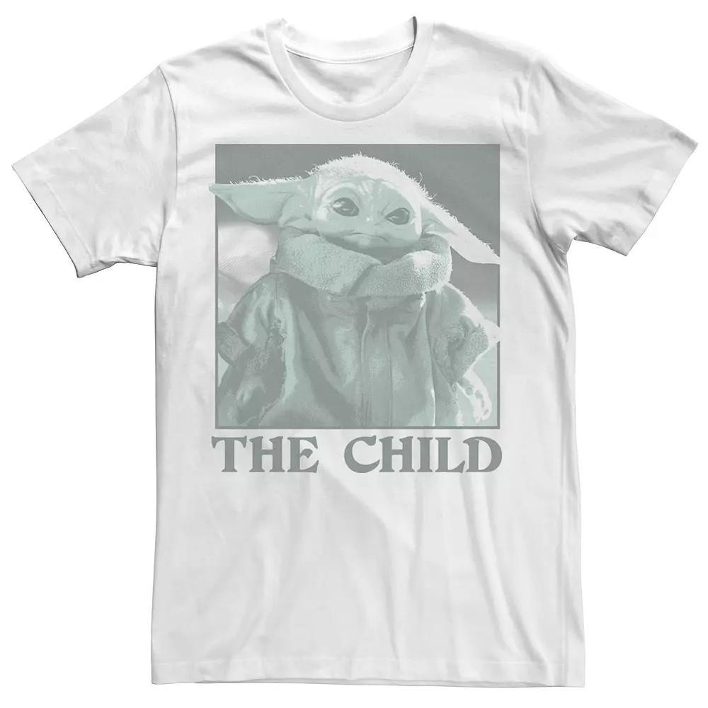 Men's Star Wars The Child Monochrome Tee, Size: Small, White Product Image