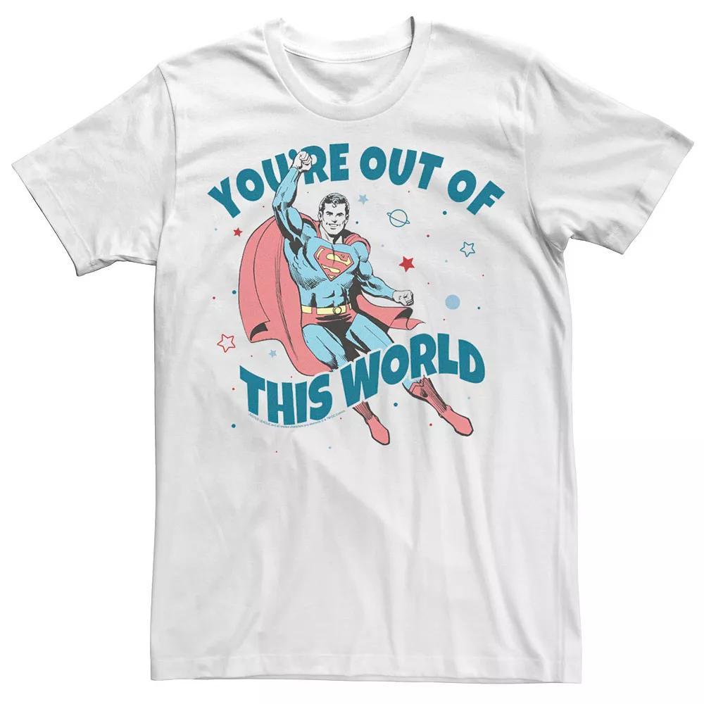 Men's DC Comics Superman "You're Out Of This World" Tee,  Product Image