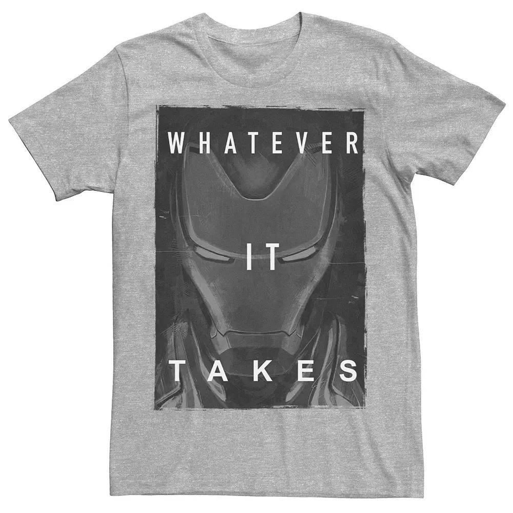 Men's Marvel Avengers Endgame Iron Man Dark Poster Graphic Tee,  Product Image