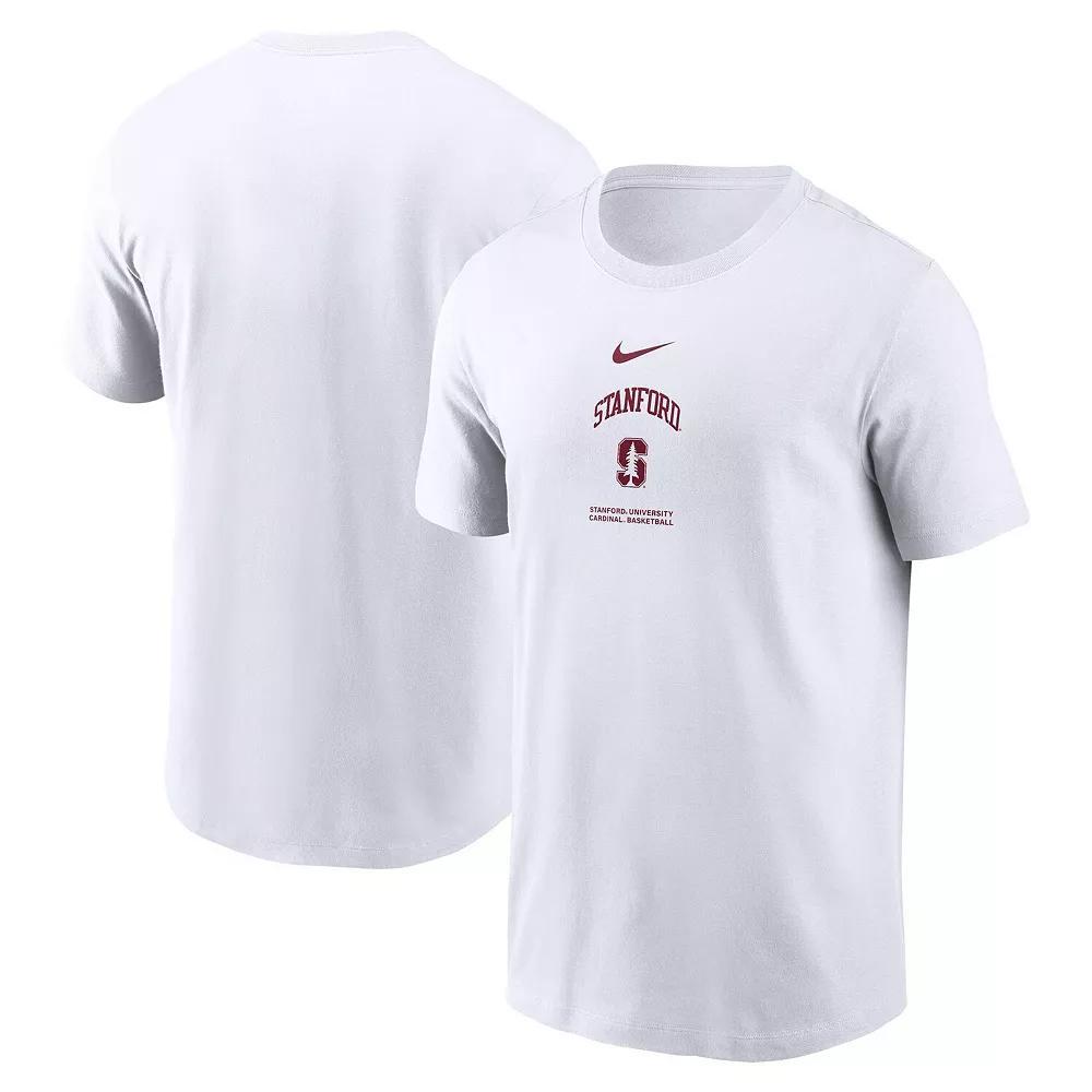 Men's Nike White Stanford Cardinal On-Court Basketball T-Shirt,  Product Image