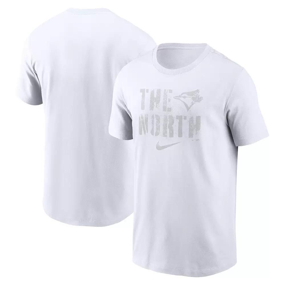 Men's Nike White Toronto Blue Jays The North Local Team T-Shirt, Size: 2XL, Jay White Product Image