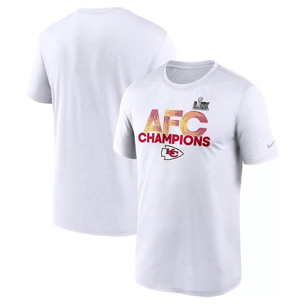 Men's Nike  White Kansas City Chiefs 2024 AFC Champions Legend T-Shirt, Size: XL Product Image