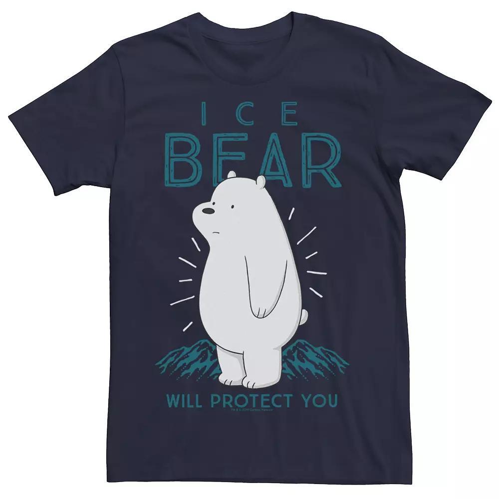 Men's Cartoon Network We Bare Bears Ice Bear Will Protect You Tee,  Product Image