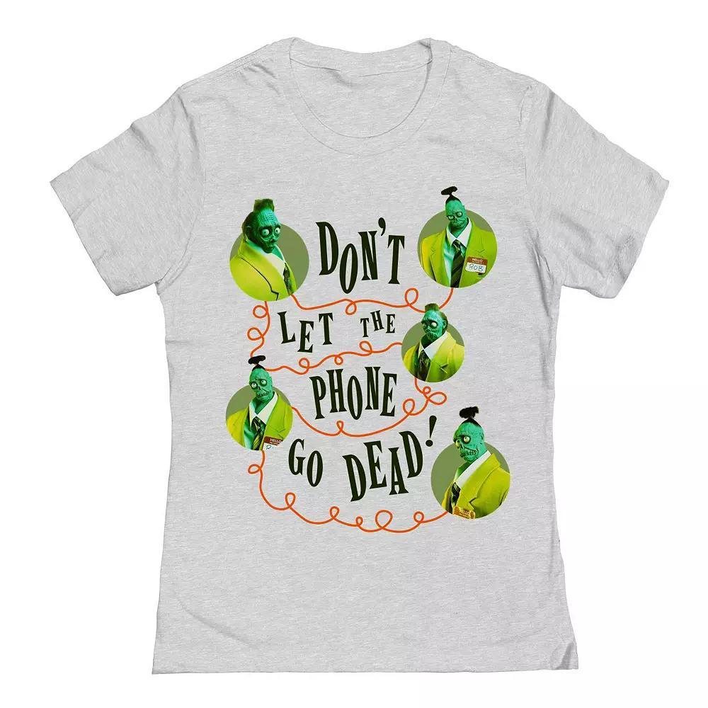 Junior's Don't Let The Phone Go Dead Beetlejuice Graphic Tee, Women's,  Product Image