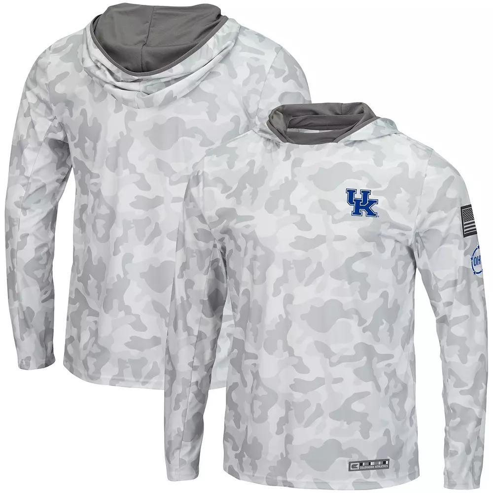 Men's Colosseum Arctic Camo Georgia Bulldogs OHT Military Appreciation Long Sleeve Hoodie Top,  Product Image