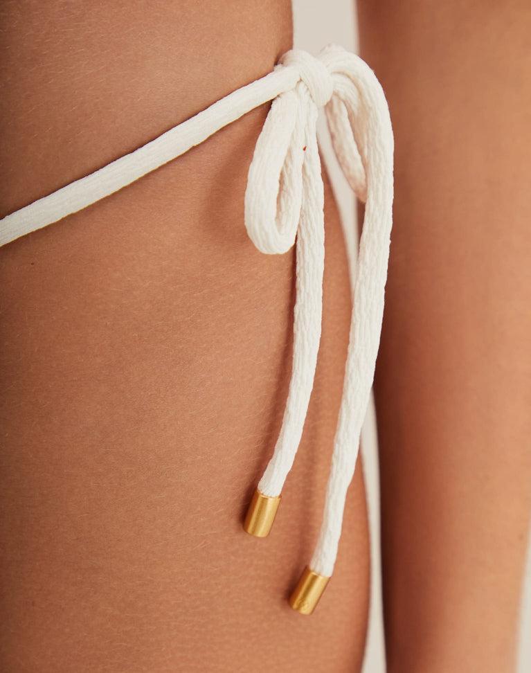 Firenze Tie Side Bottom - Off White Product Image