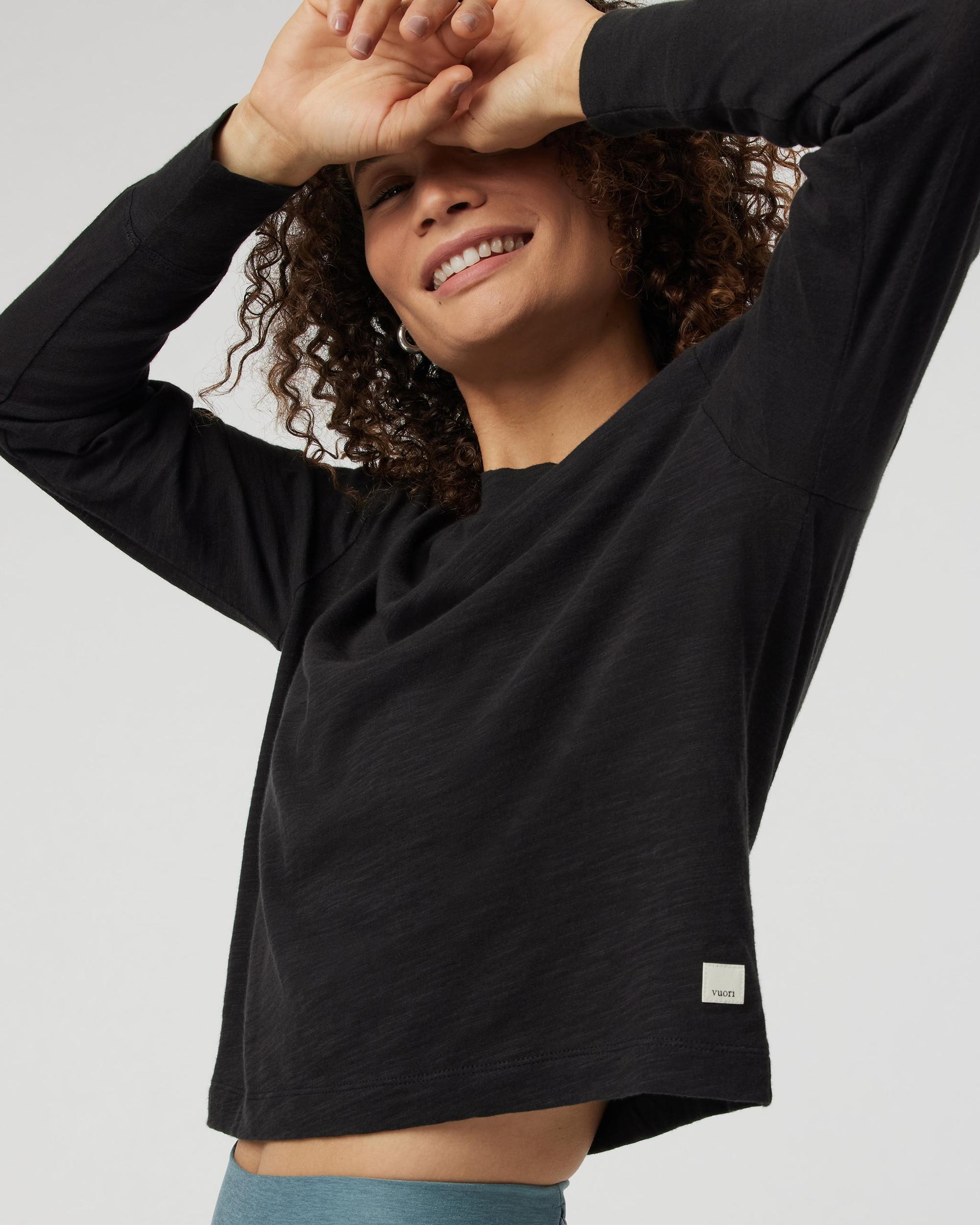 Long Sleeve Sunset Mock Tee Product Image