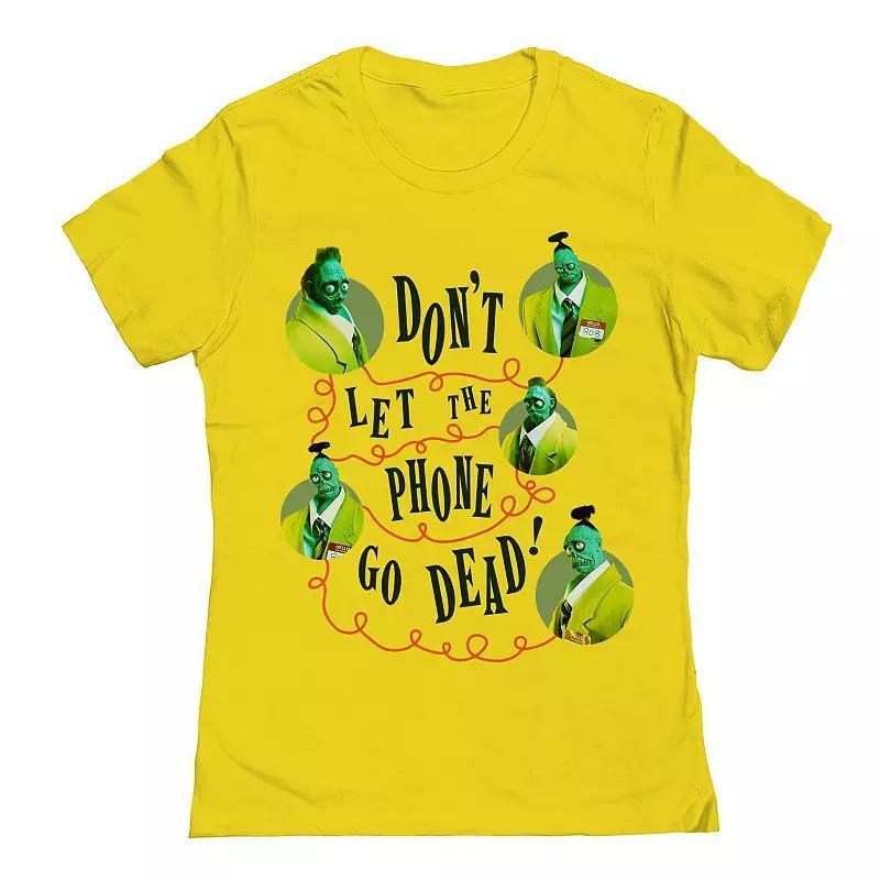 Junior's Don't Let The Phone Go Dead Beetlejuice Graphic Tee, Women's,  Product Image