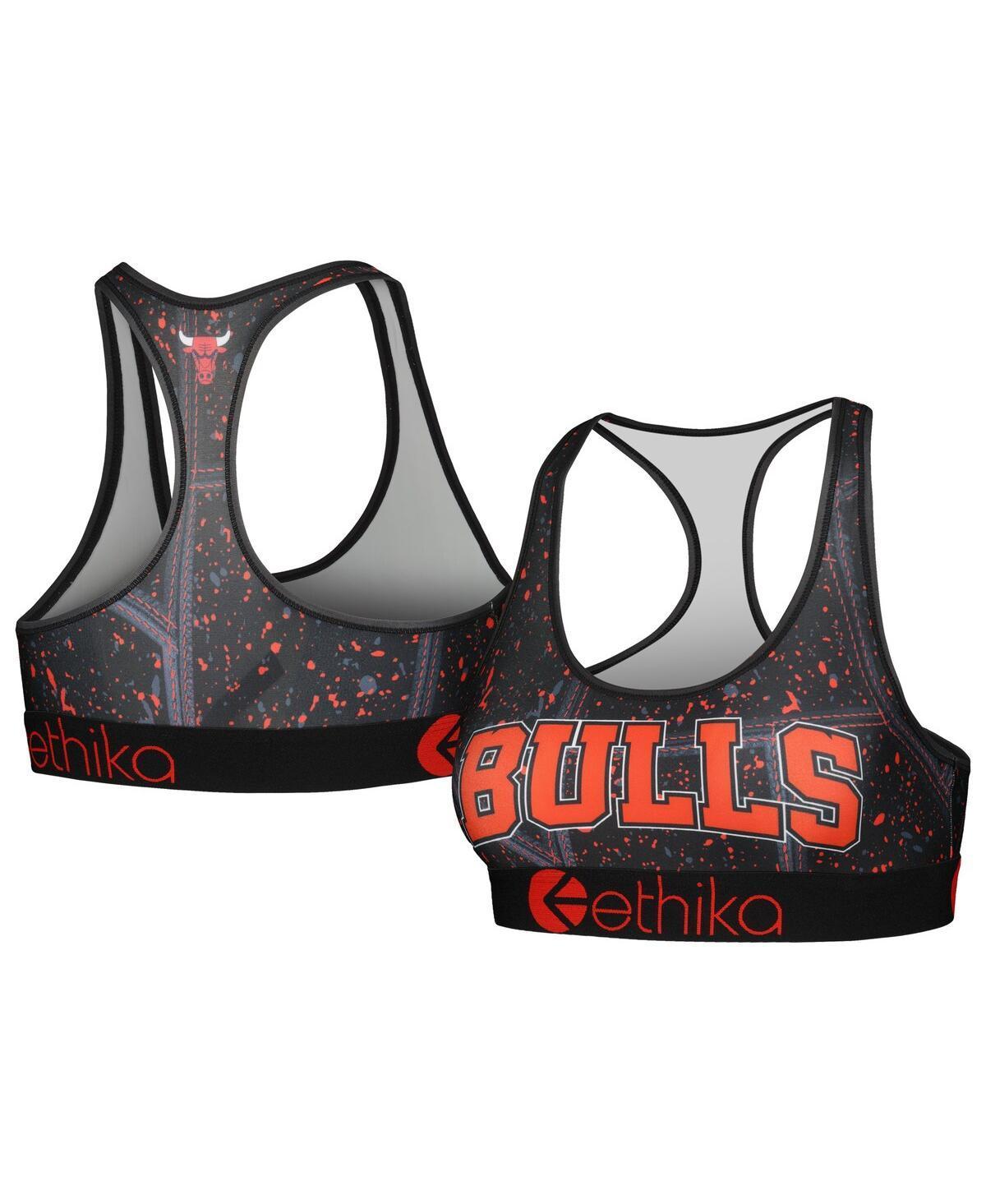 Womens Ethika Chicago Bulls Racerback Sports Bra Product Image