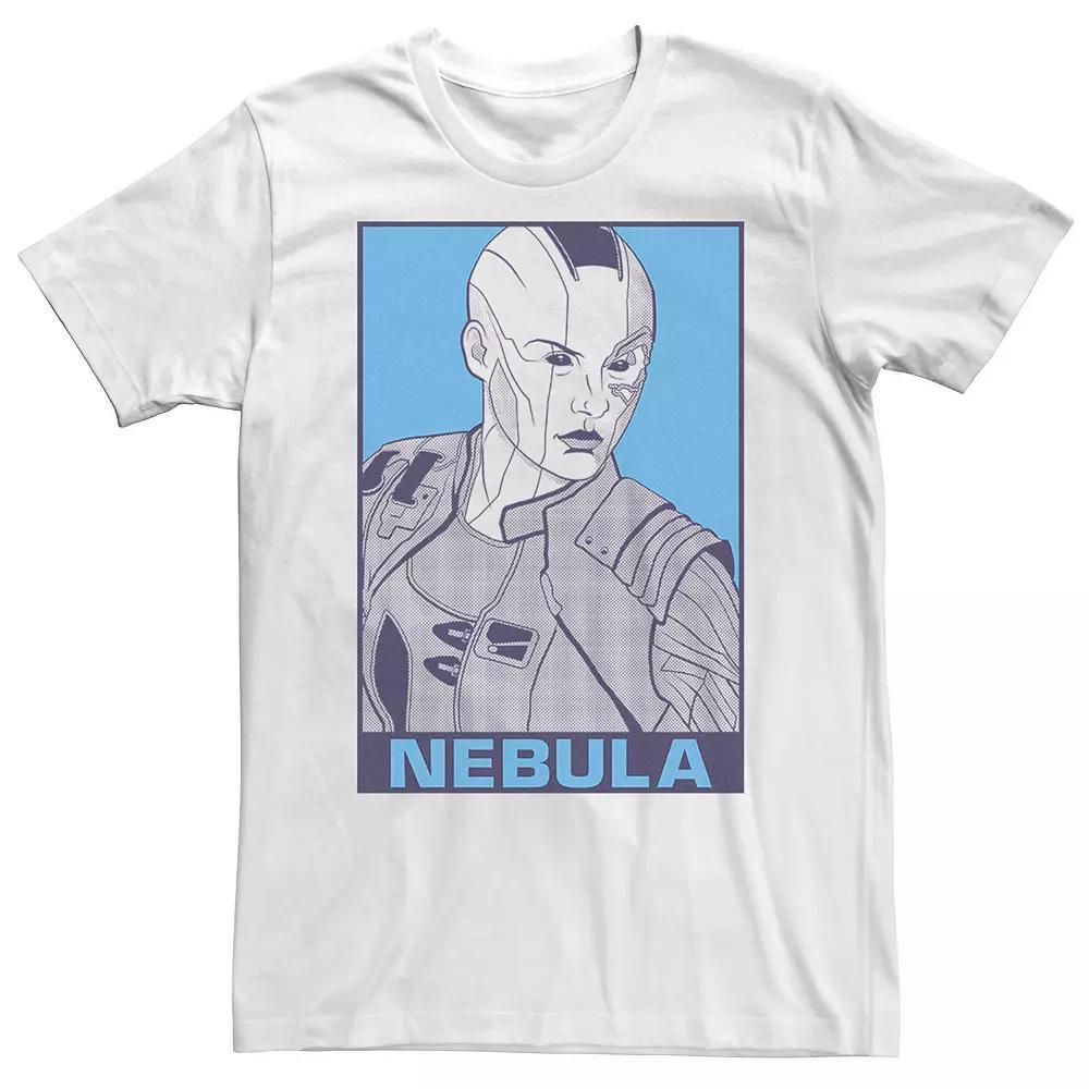 Big & Tall Marvel Avengers Endgame Nebula Pop Art Tee, Men's,  Product Image