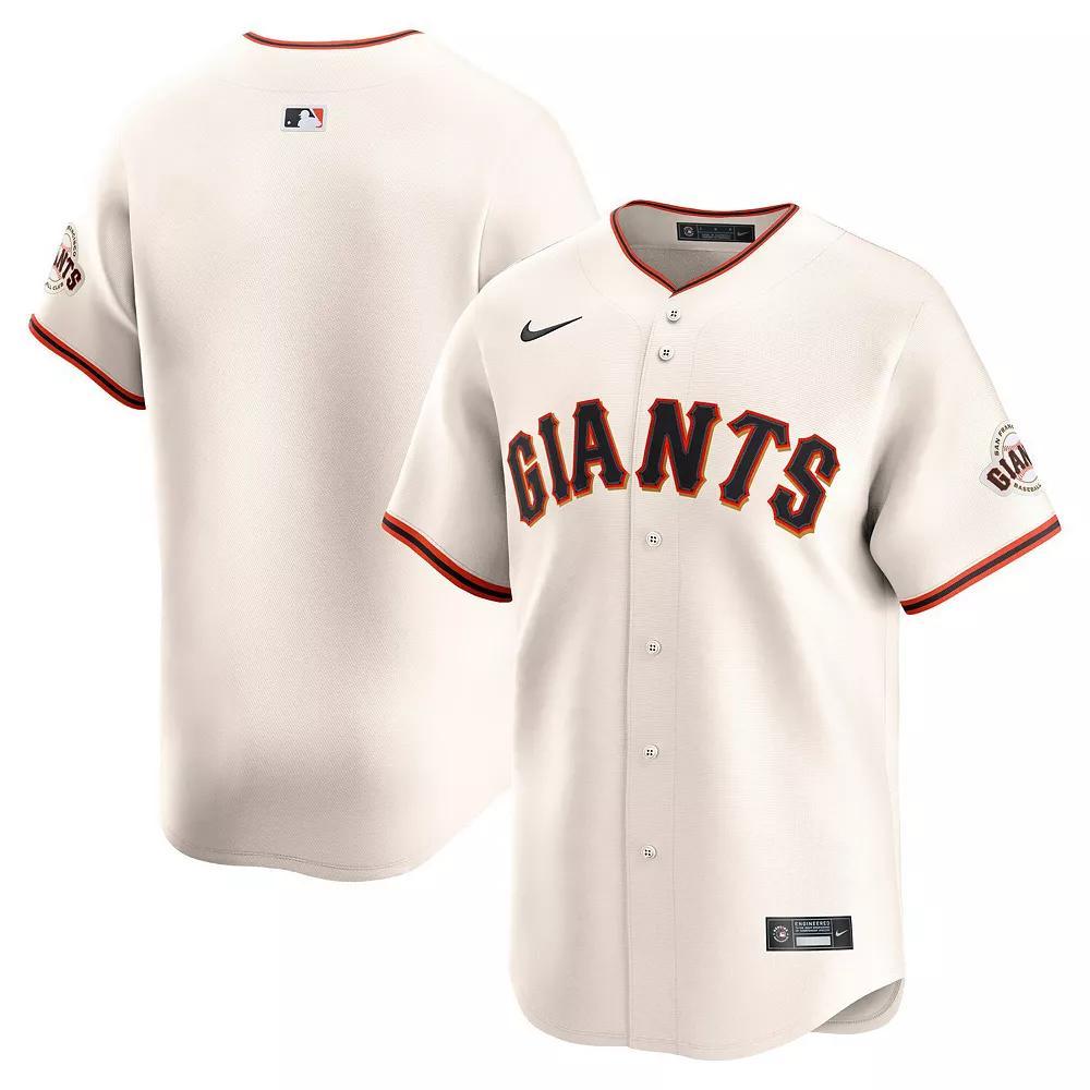 Men's Nike Cream San Francisco Giants Home Limited Jersey,  Product Image