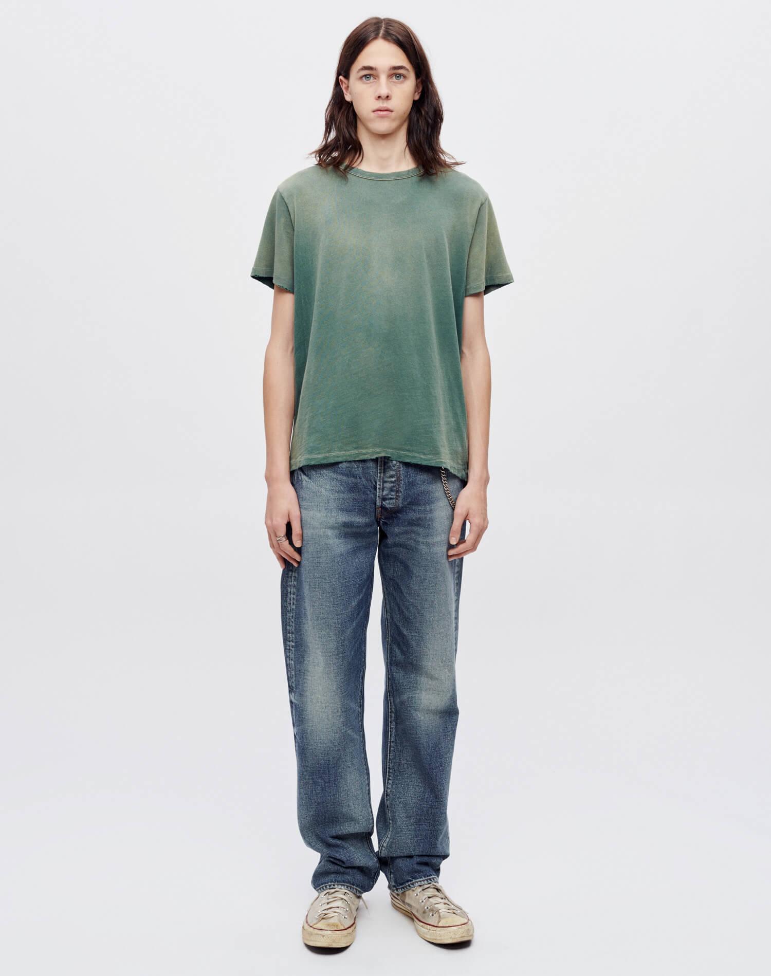 Hanes Loose Tee - Sun Faded Forest Green Product Image