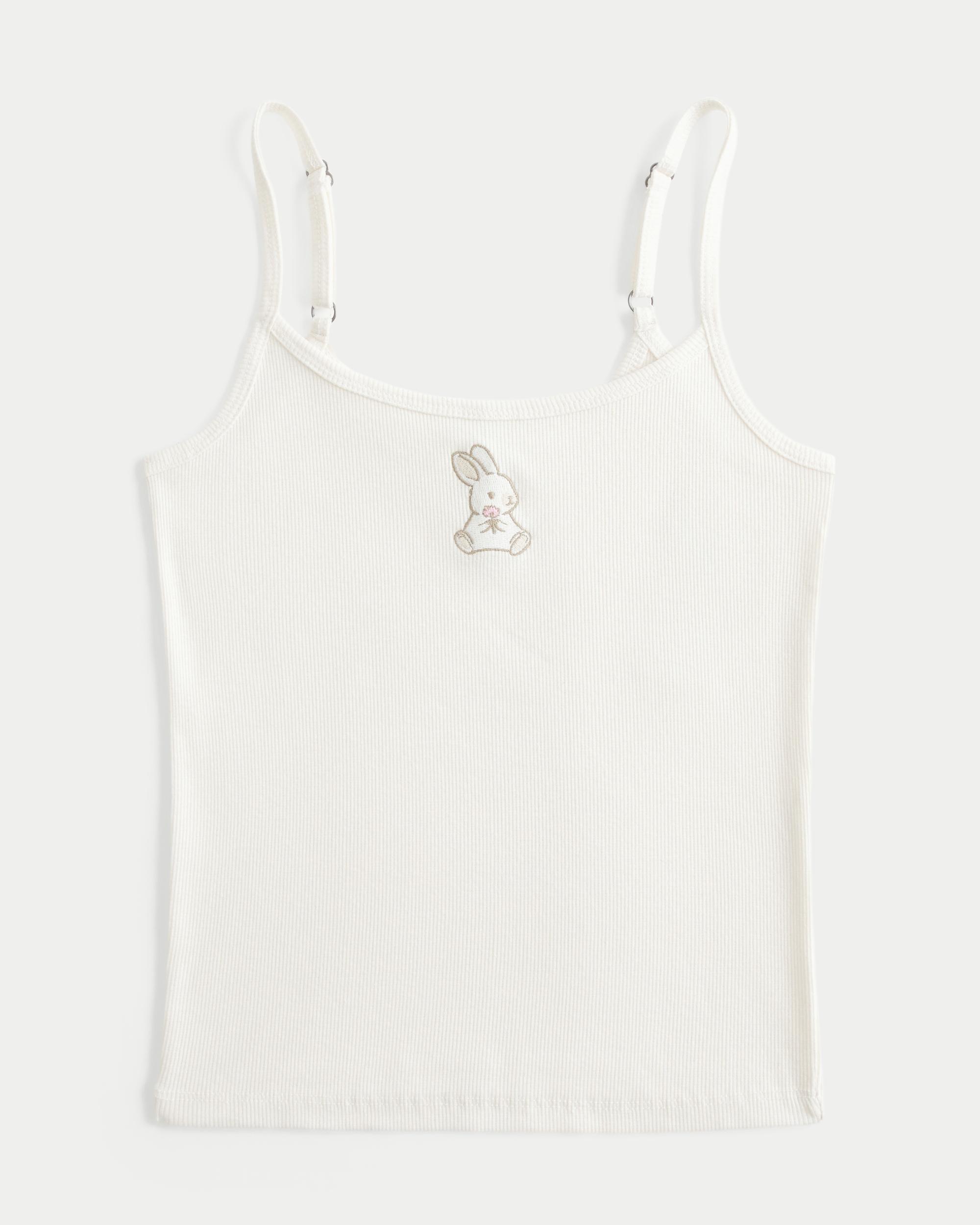 Ribbed Rabbit Graphic Cami Product Image