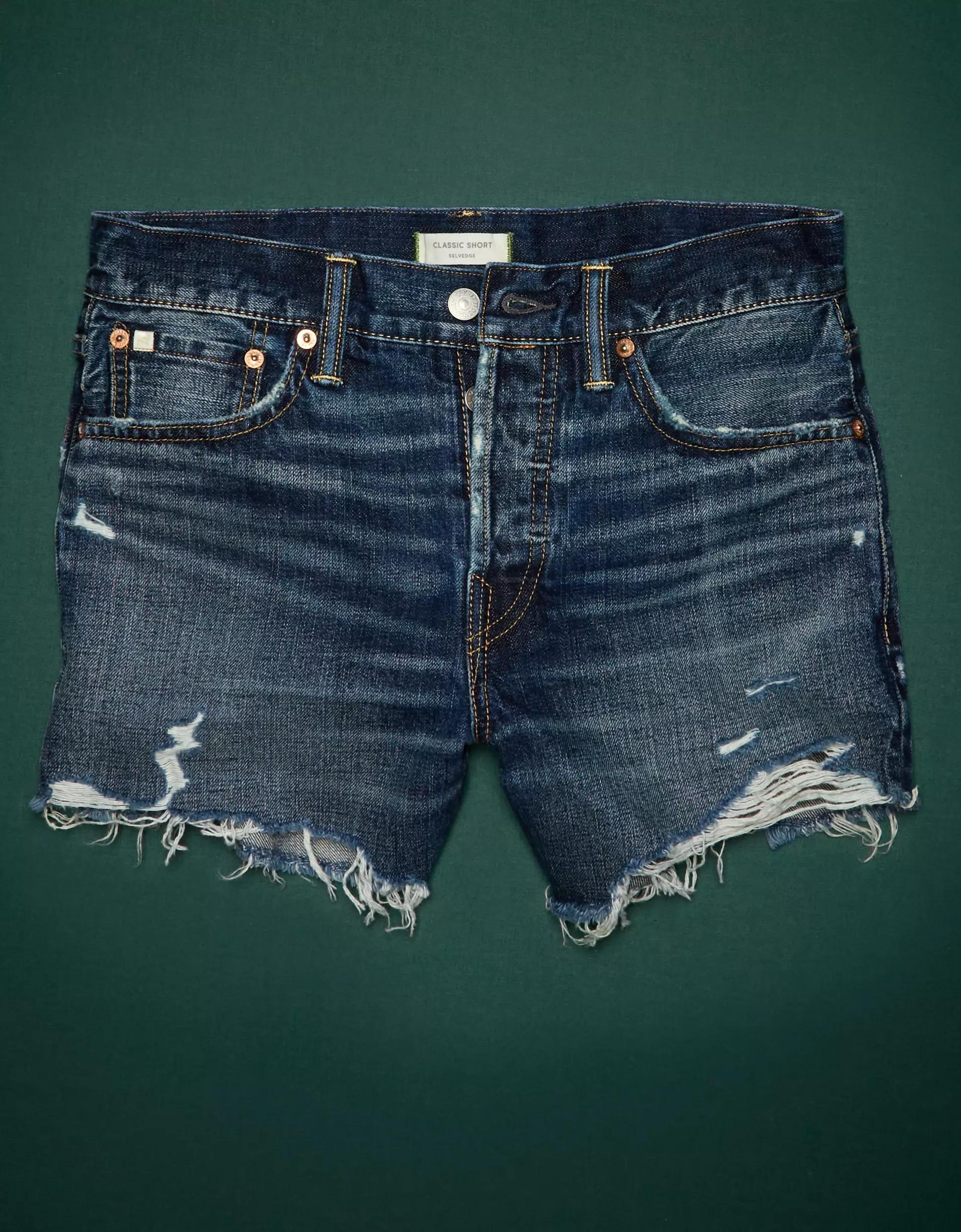 AE77 Premium Classic Denim Short Product Image