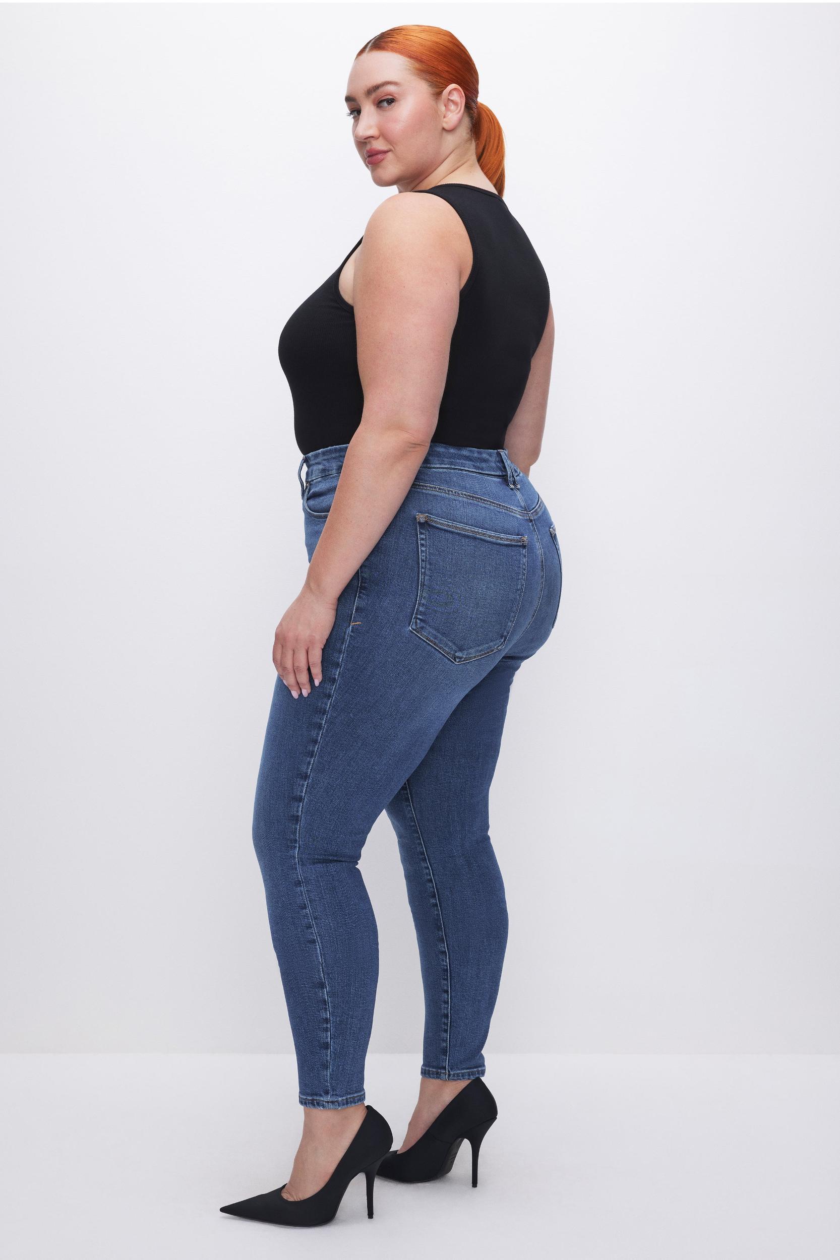 GOOD WAIST SKINNY COMPRESSION JEANS | INDIGO312 Product Image