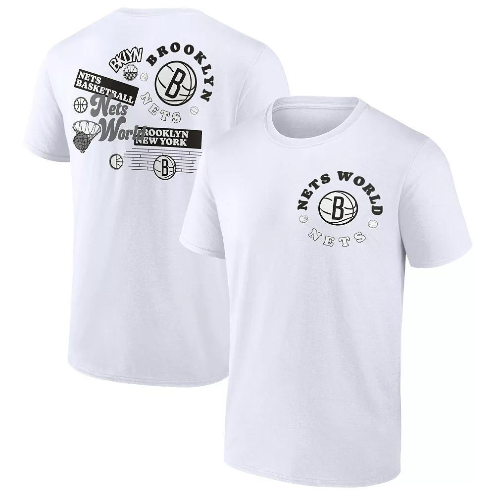 Men's Fanatics Branded White Brooklyn Nets Street Collective T-Shirt,  Product Image