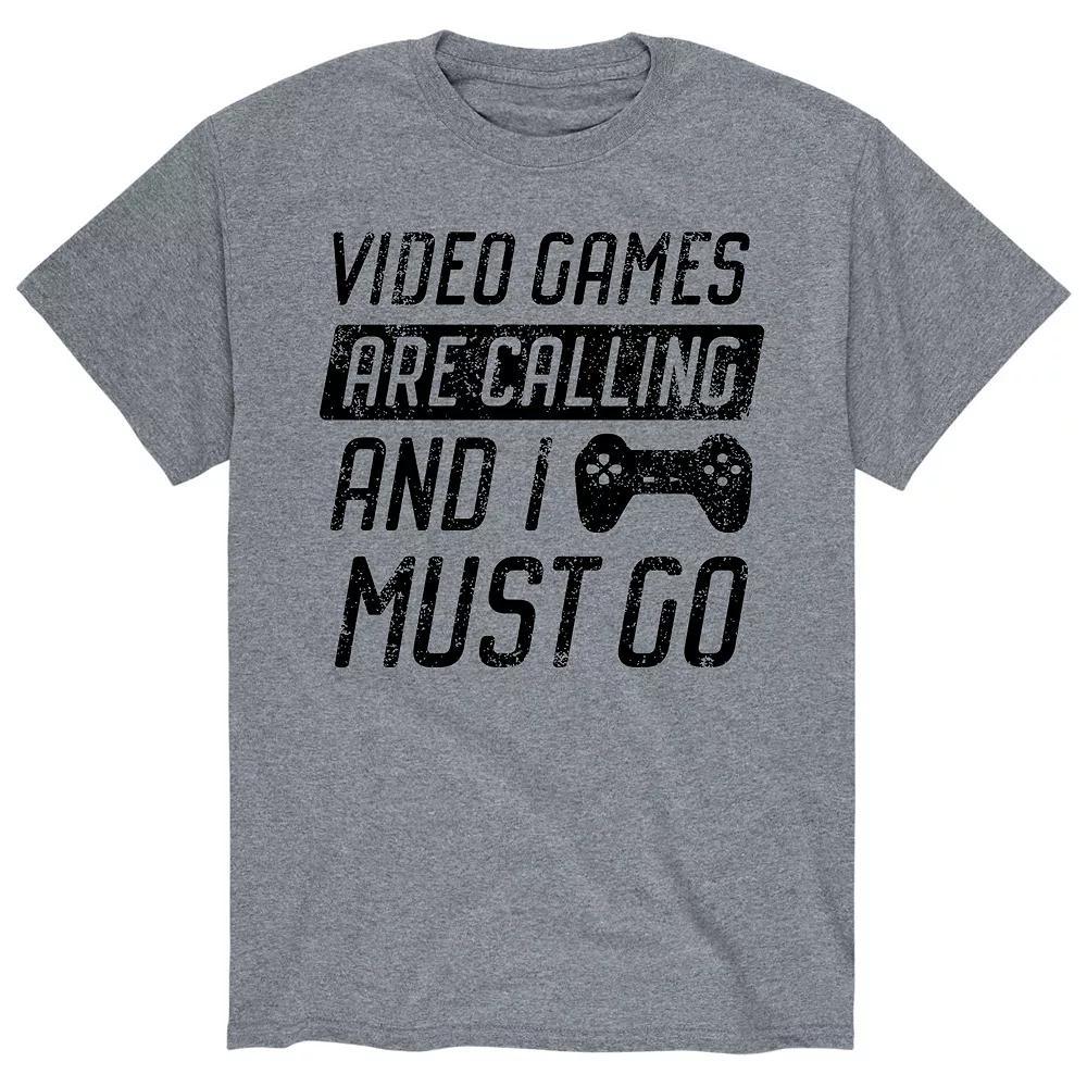 Men's Video Games Are Calling Tee,  Product Image
