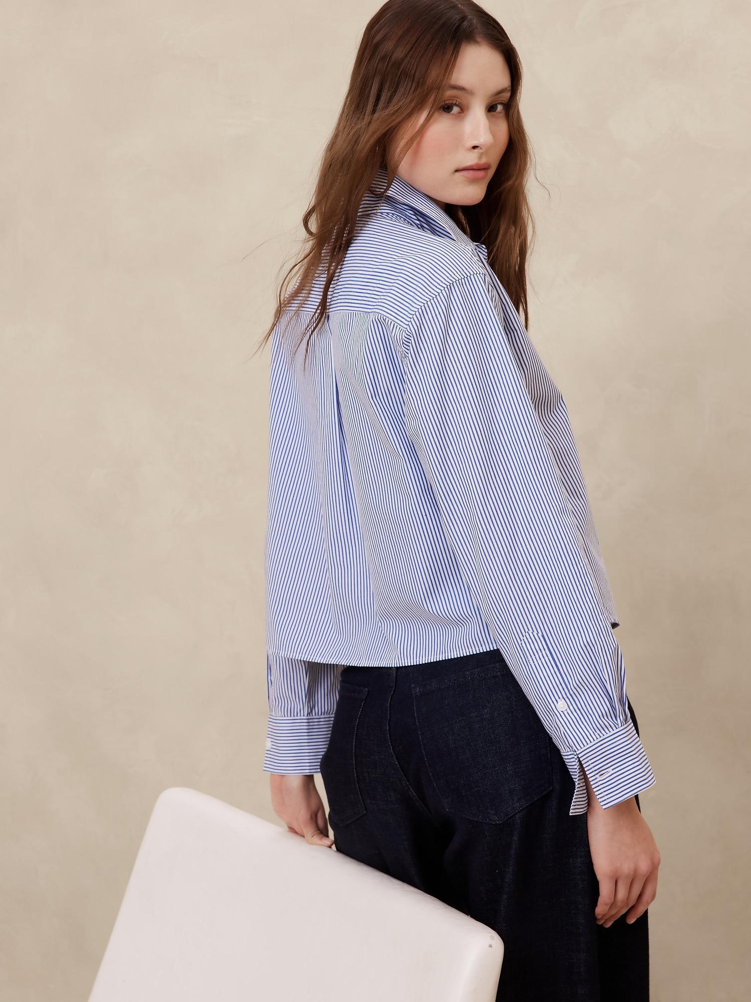 Boxy Button-Down Shirt Product Image