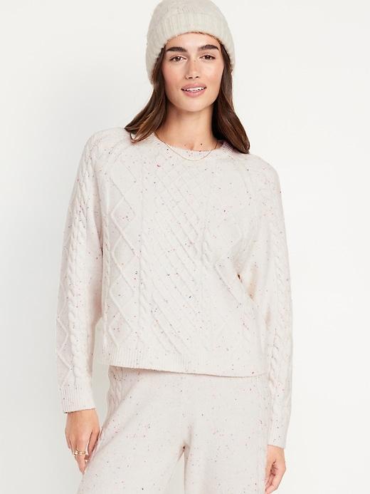 SoSoft Cable-Knit Sweater Product Image