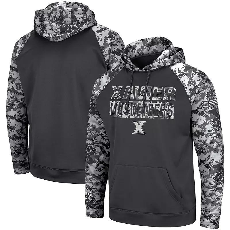 Men's Colosseum Charcoal Toledo Rockets OHT Military Appreciation Digital Camo Pullover Hoodie,  Product Image