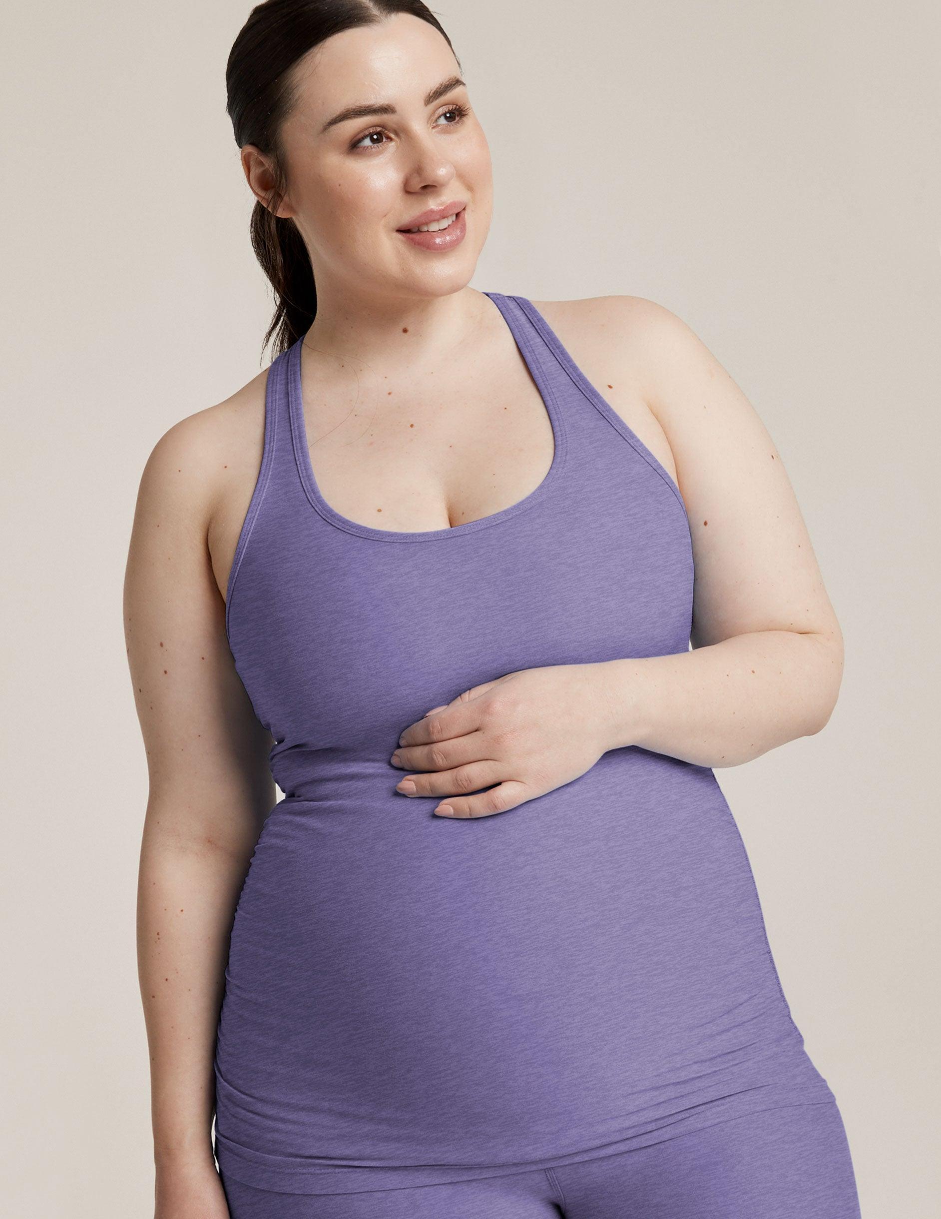 Featherweight Let It Grow Racerback Maternity Tank Product Image