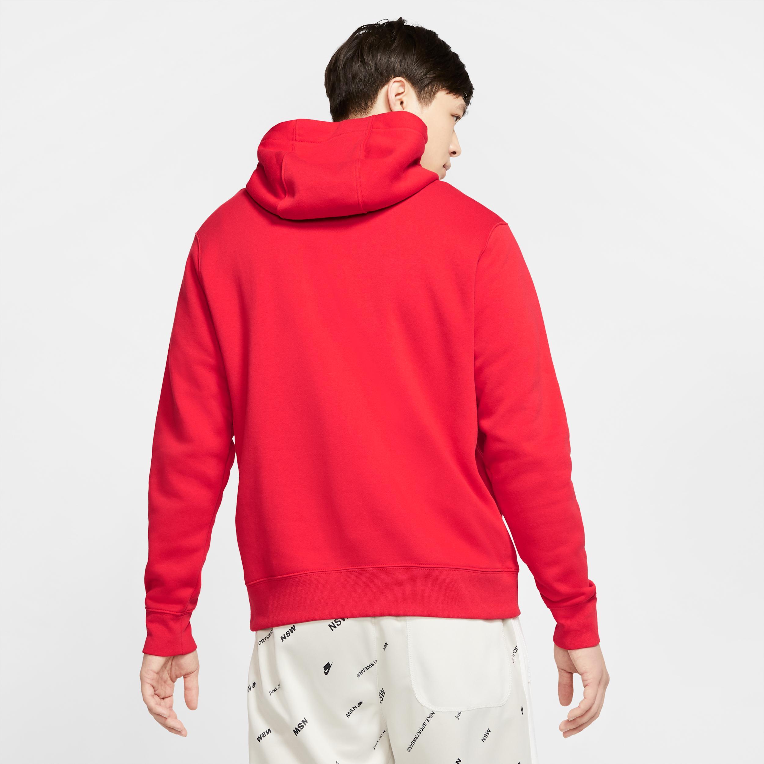Mens Nike Sportswear Club Fleece Pullover Hoodie | BV2654-100 Product Image