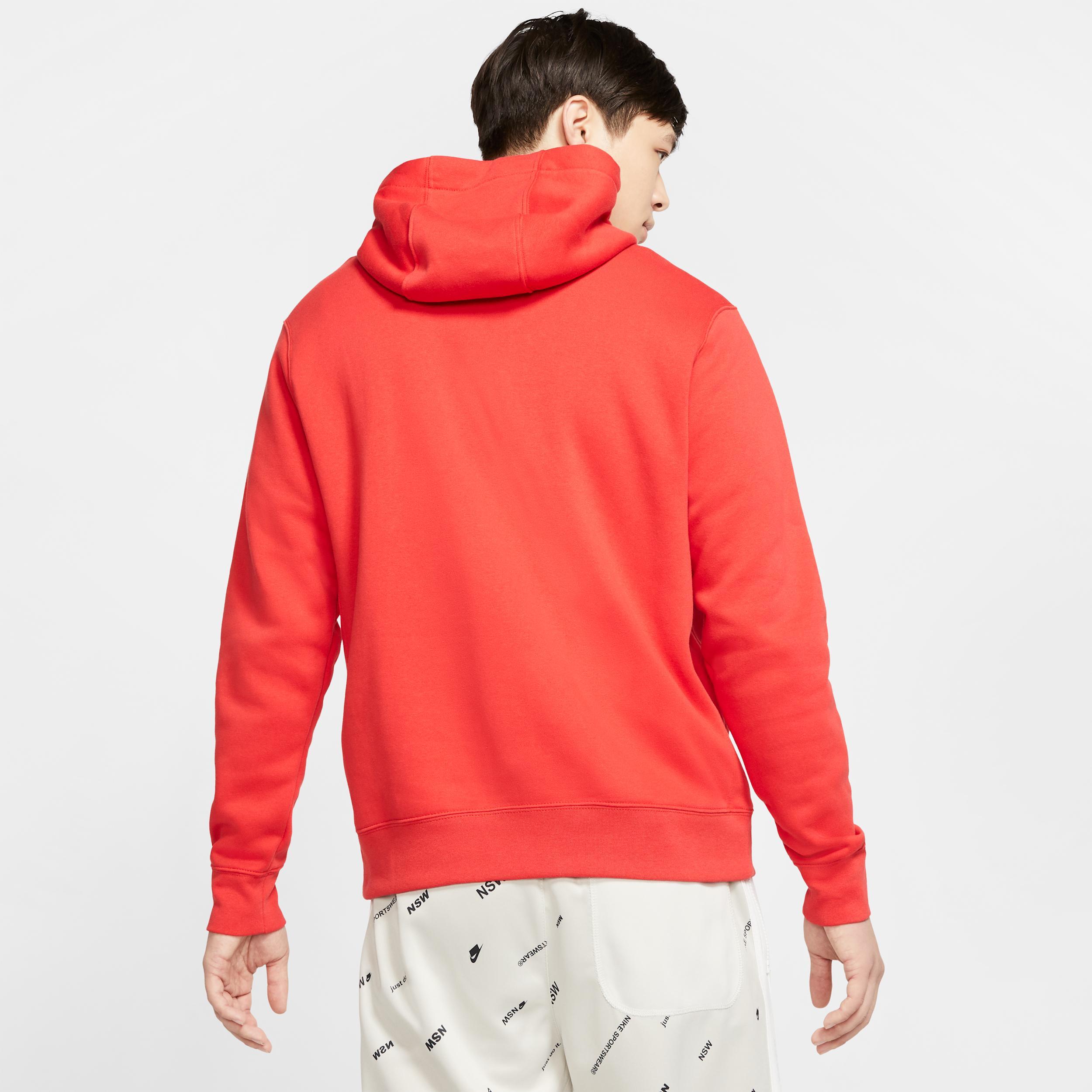 Mens Nike Sportswear Club Fleece Pullover Hoodie | BV2654-100 Product Image
