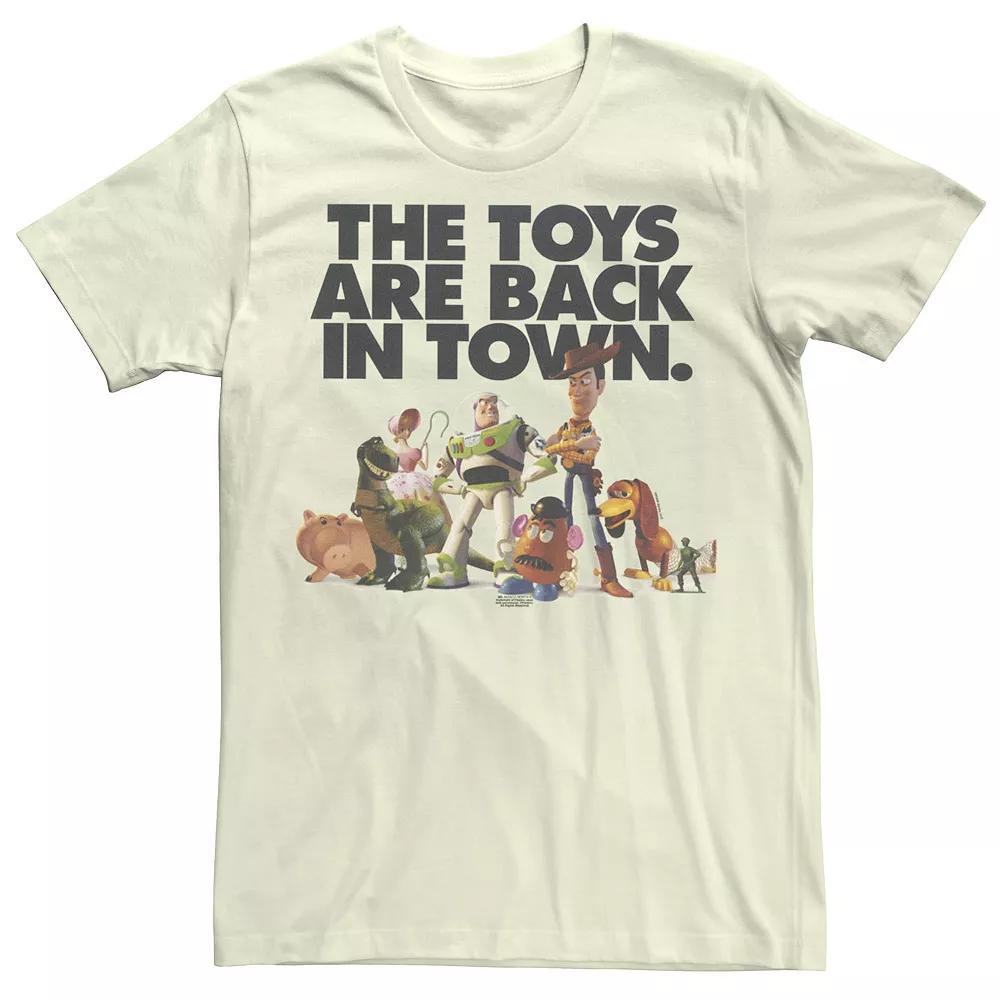 Disney / Pixar's Toy Story Men's Toys Are Back In Town Tee, Size: Medium, White Product Image
