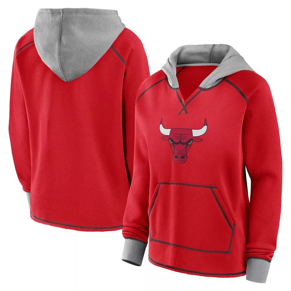 Women's Red Chicago Bulls Boom Pullover Hoodie,  Product Image
