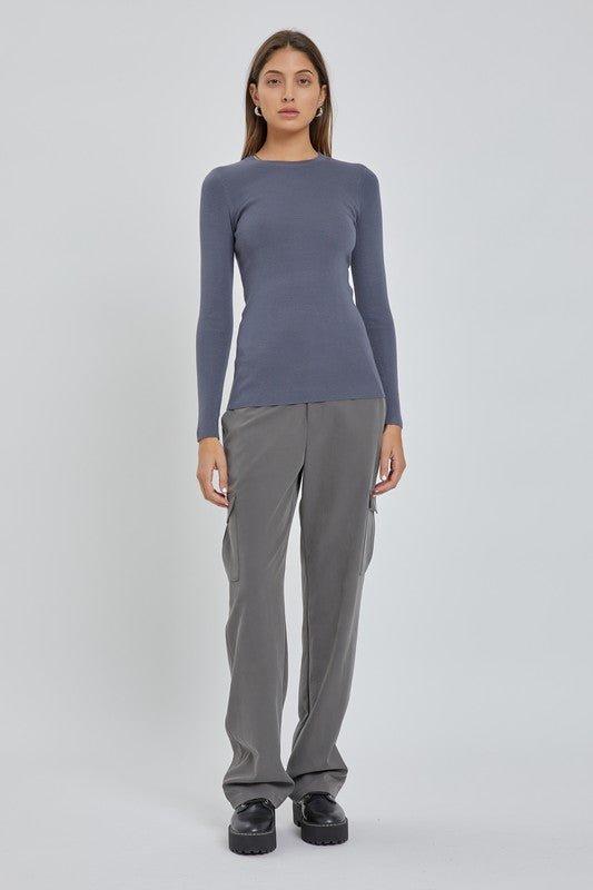 UB BASICS: MAKE YOUR CHOICE RIBBED TOP *FS Product Image