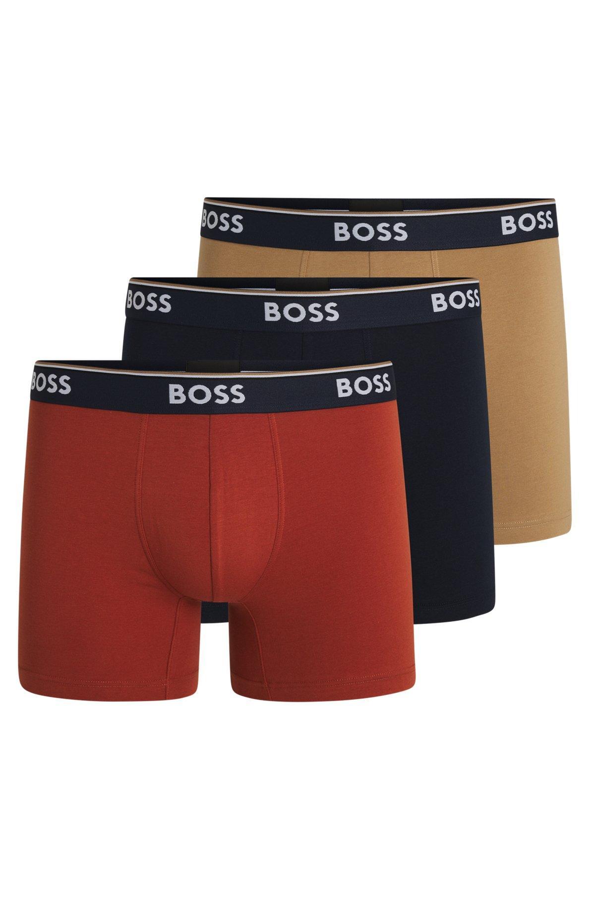 Three-pack of stretch cotton boxer briefs Product Image