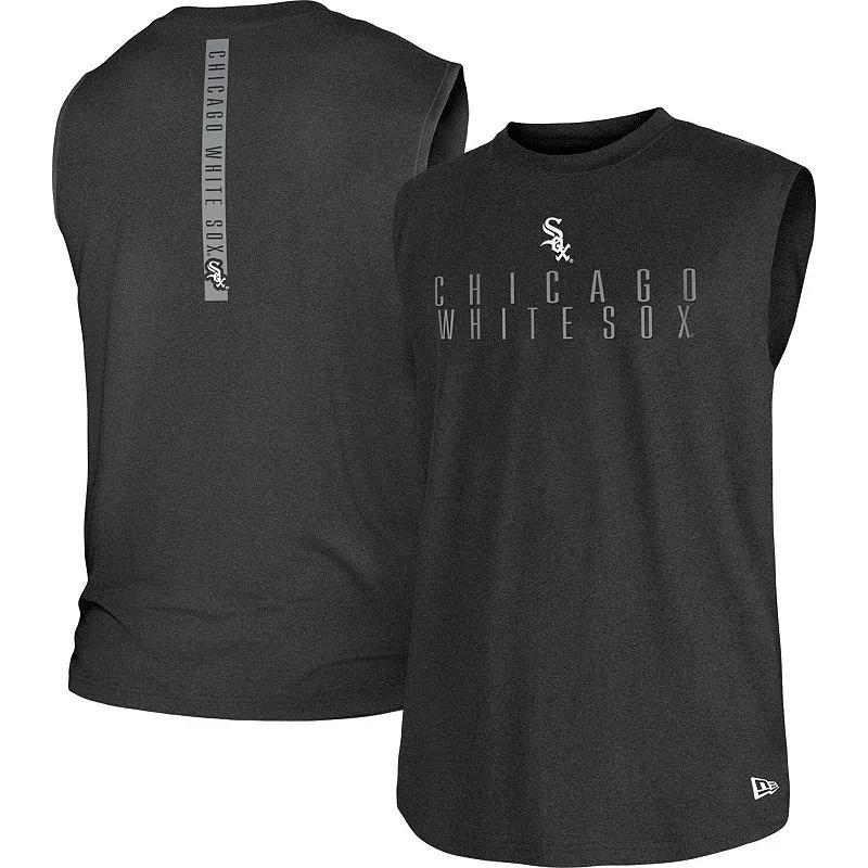 Mens New Era Chicago White Sox Team Muscle Tank Top Product Image