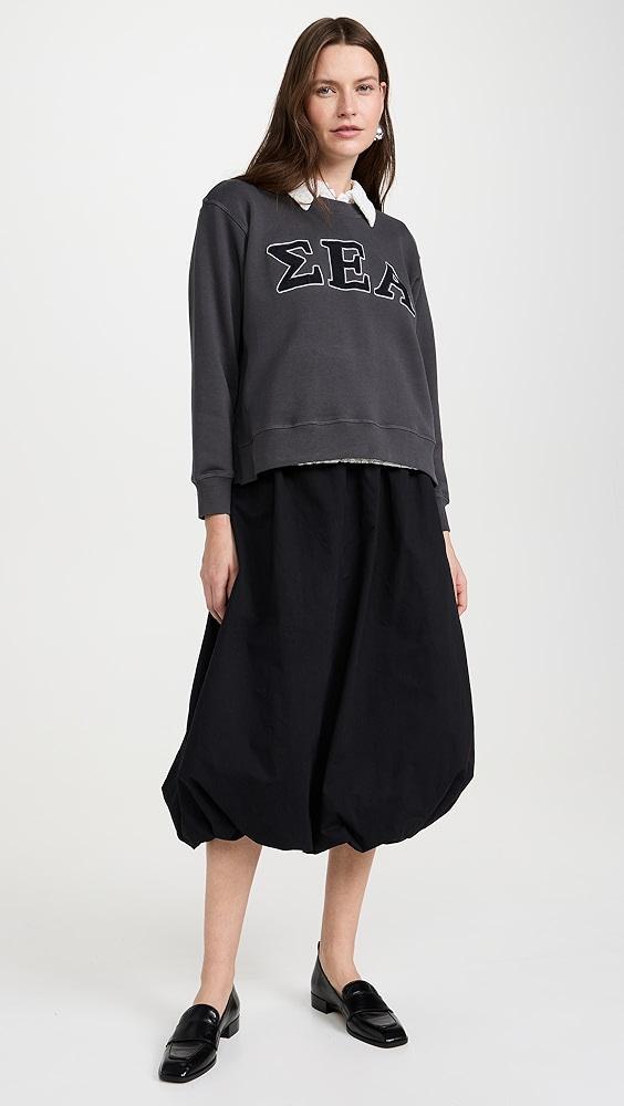 Sea Adonis Embroidery Sweatshirt | Shopbop Product Image