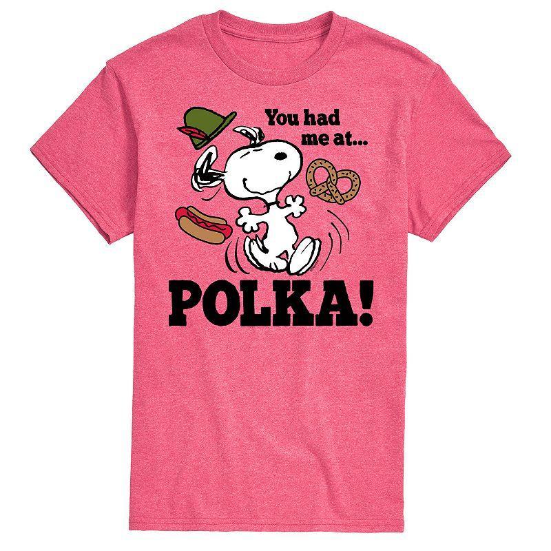 Men's Peanuts You Had Me At Polka Graphic Tee, Size: XXL, White Product Image