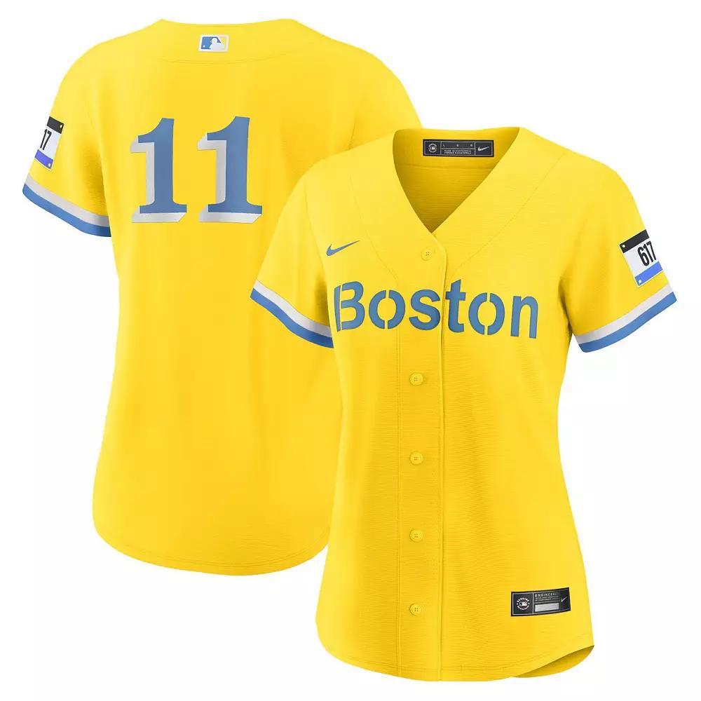 Womens Nike Rafael Devers Boston Red Sox City Connect Replica Player Jersey Product Image