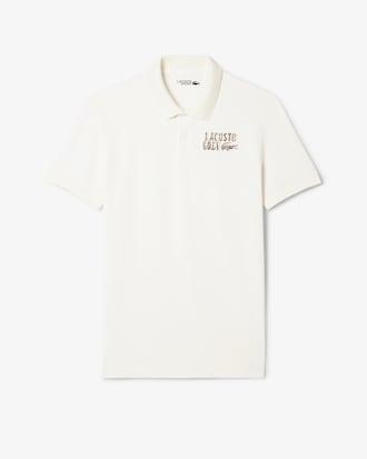Relaxed Fit Mini-Piqué Golf Polo Shirt Product Image