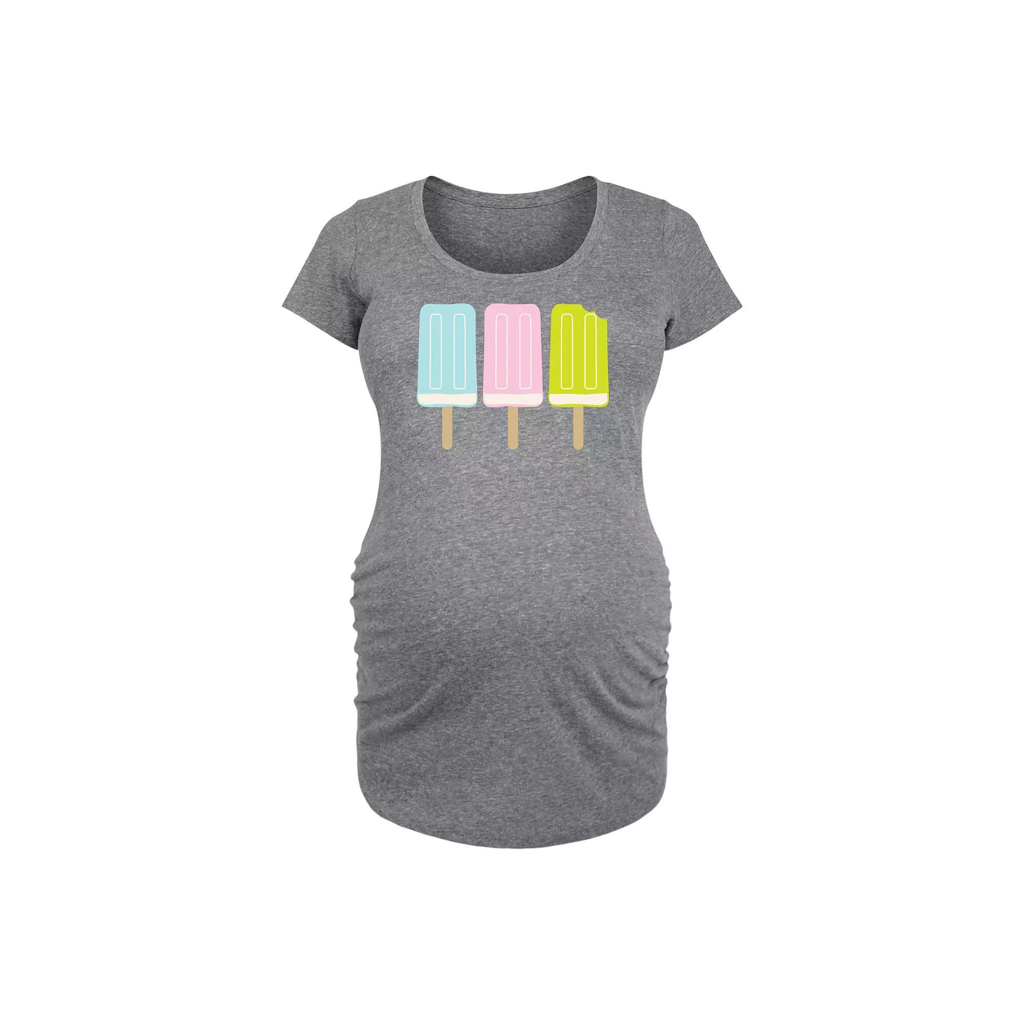 Maternity Retro Flowers Graphic Tee, Women's,  Product Image