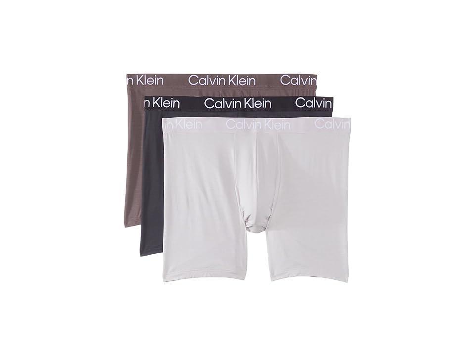 Calvin Klein Mens Ultra Soft Modern 3-Pack Boxer Brief - Multi - XL Product Image