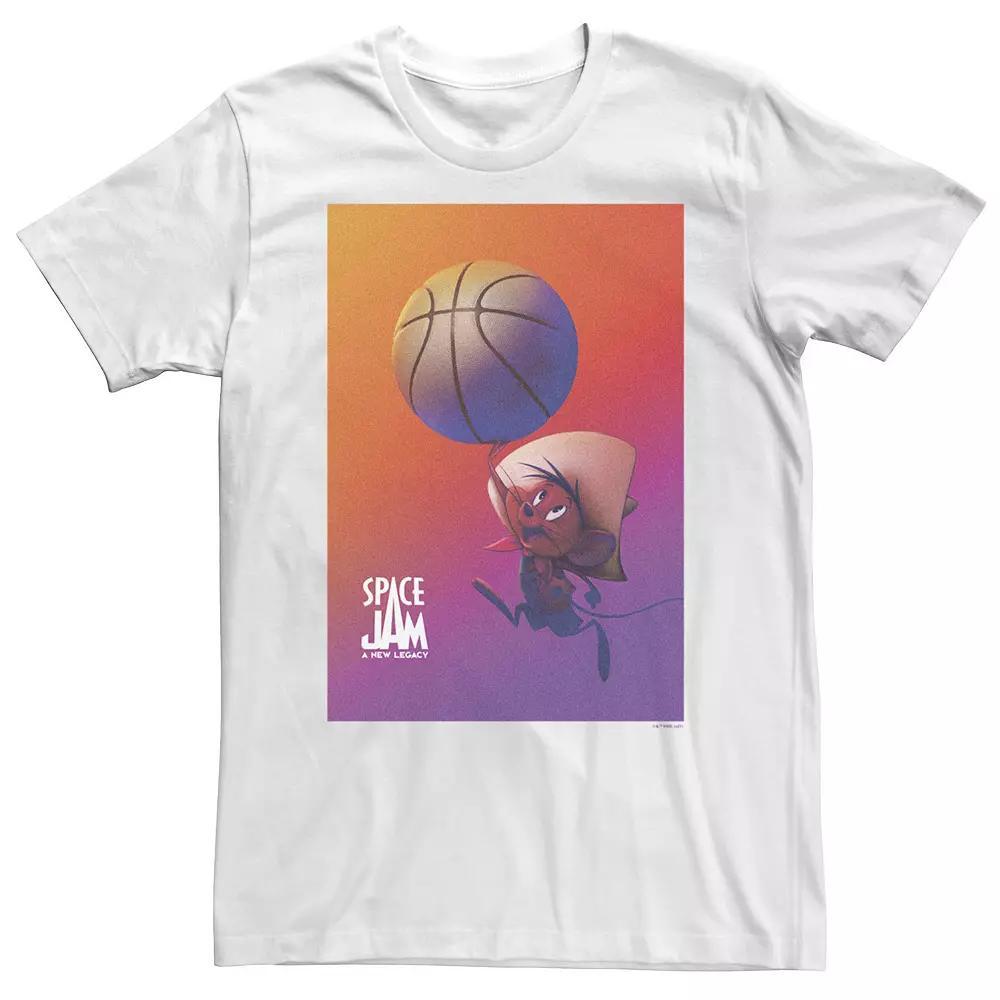 Big & Tall Space Jam: A New Legacy Speedy Gonzales Basketball Poster Tee, Men's,  Product Image