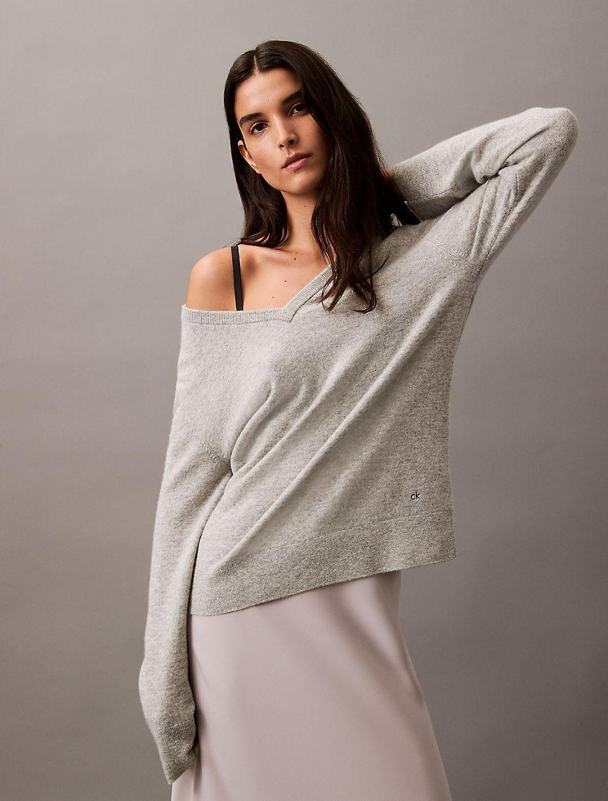 Cashmere V-Neck Sweater Product Image