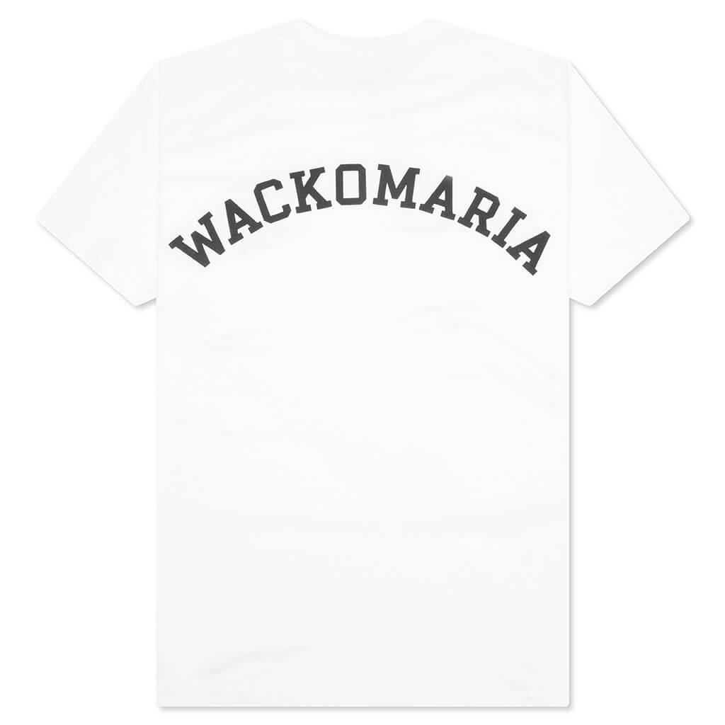 Washed Heavyweight Crewneck T-Shirt Type 5 - White Male Product Image