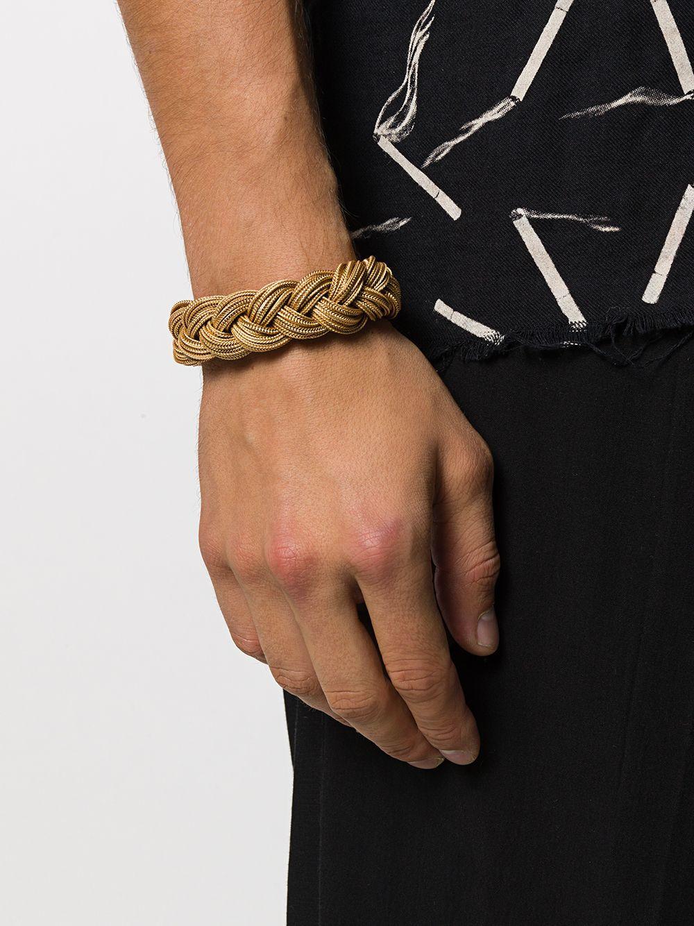 Braided Cuff Bracelet In Gold Product Image