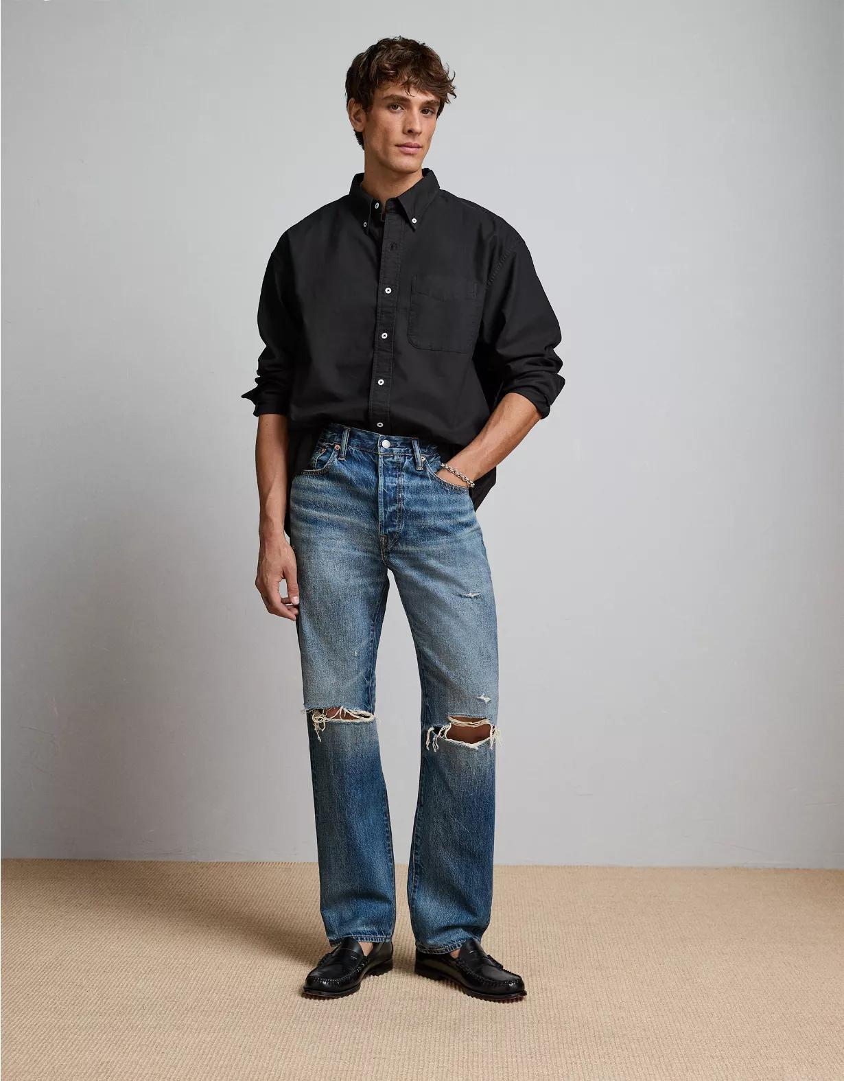 AE77 Premium Loose Jean Product Image