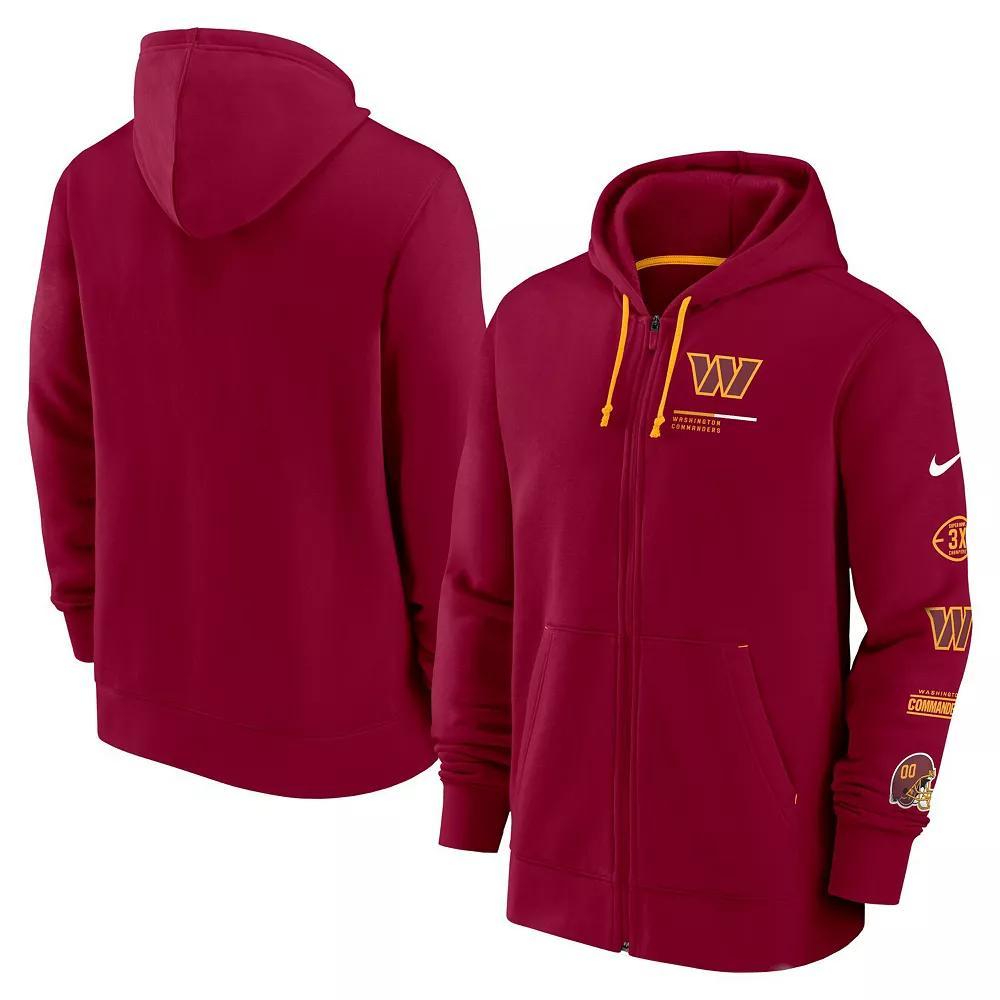Men's Nike Red Kansas City Chiefs Surrey Full-Zip Hoodie,  Product Image
